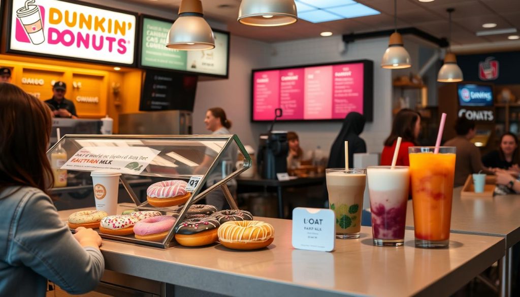 dunkin donuts dairy-free options