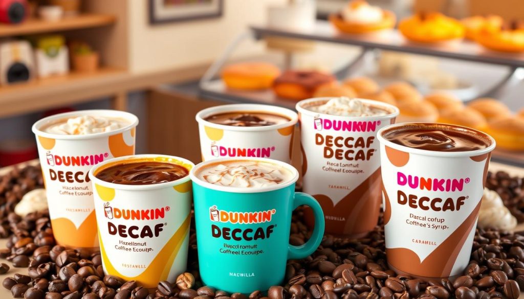 dunkin donuts decaf coffee flavors