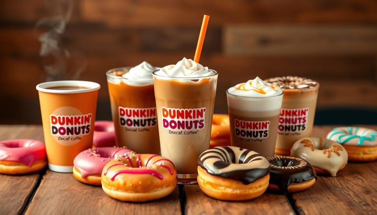 dunkin donuts decaf menu