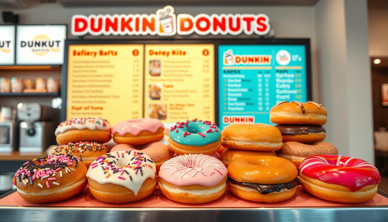 dunkin donuts donut menu