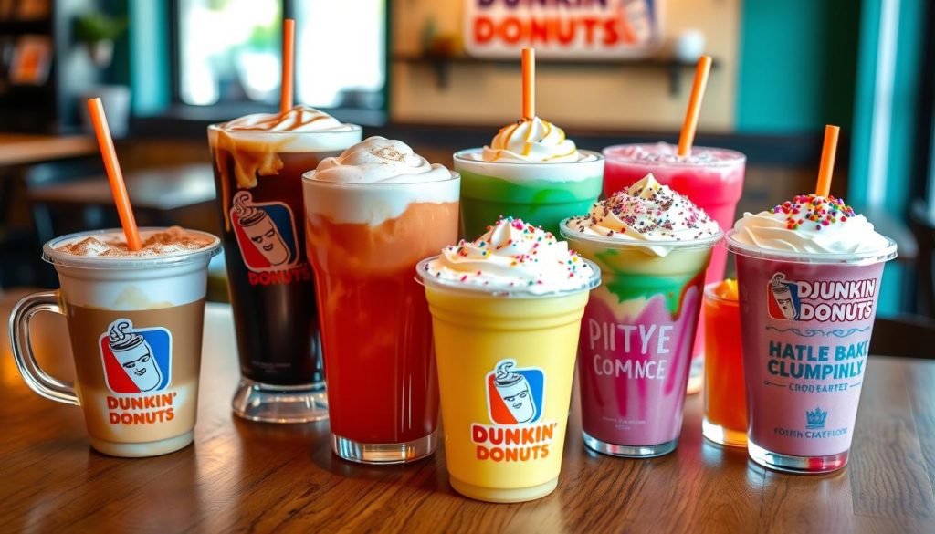 dunkin donuts drink choices