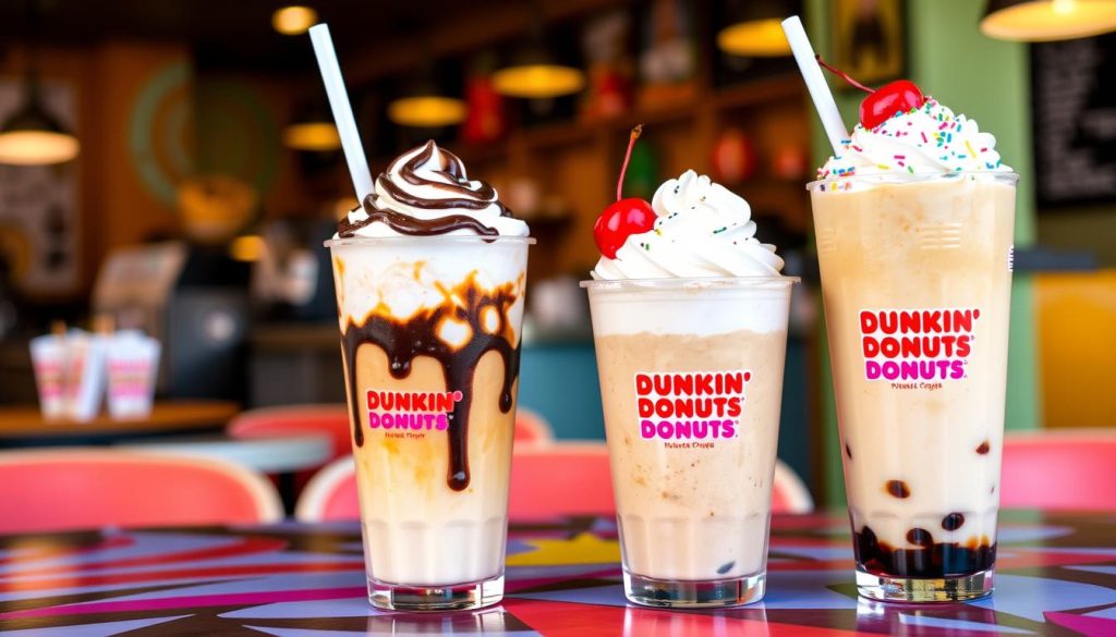 dunkin' donuts frappe sizes