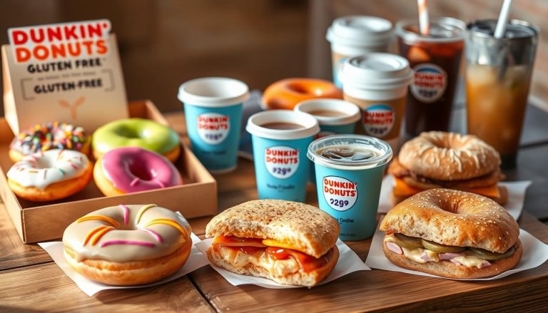 dunkin donuts gluten free menu