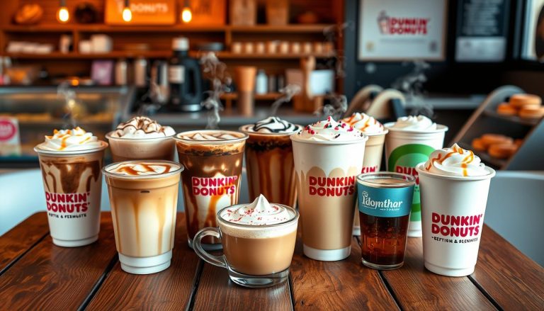 dunkin donuts hot coffee menu