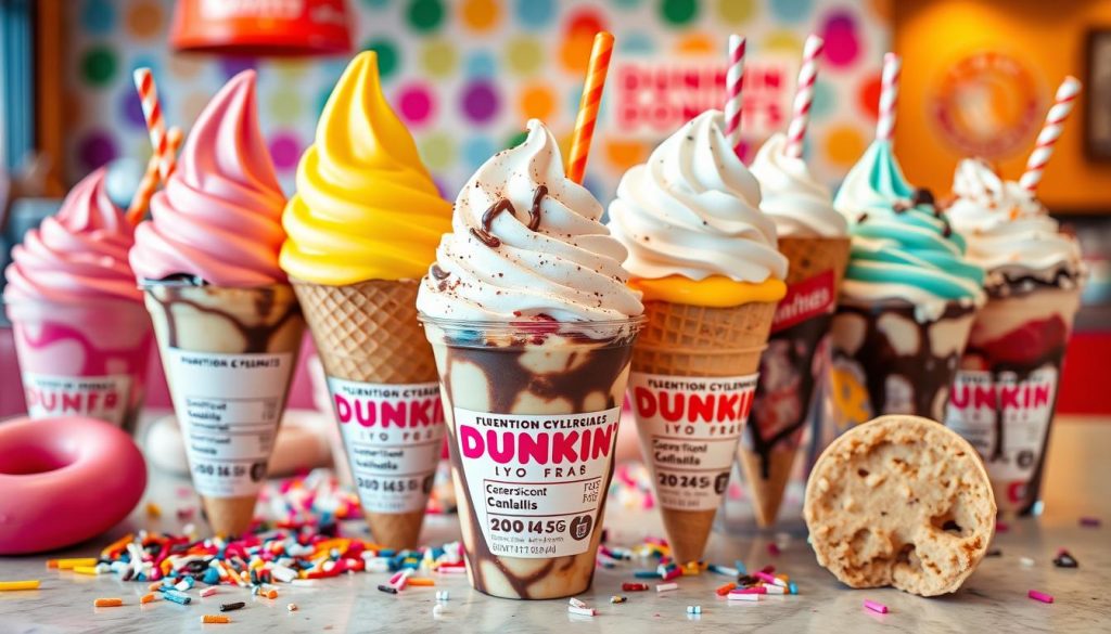 dunkin donuts ice cream calories