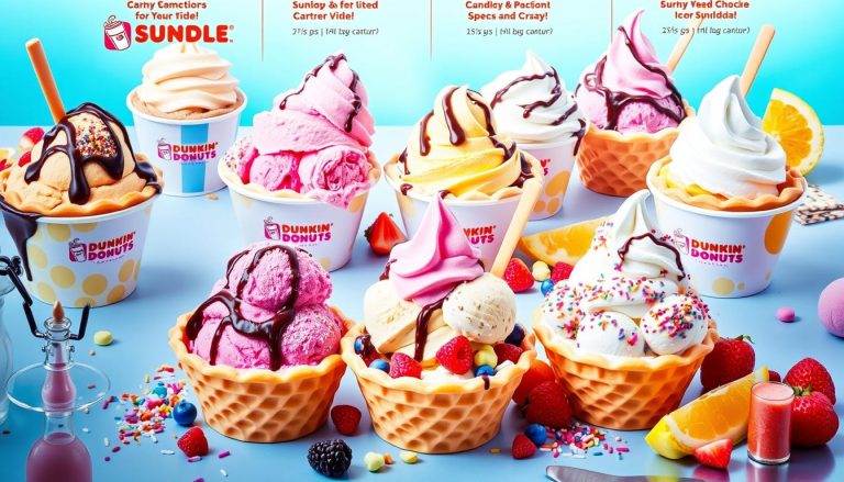 dunkin donuts ice cream menu