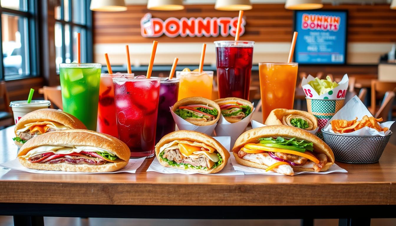 dunkin donuts lunch menu