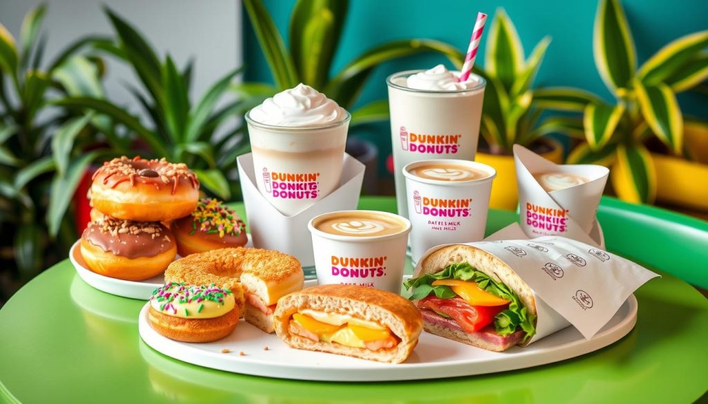 dunkin donuts plant-based items