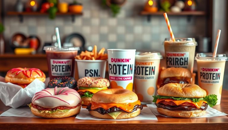 dunkin donuts protein menu