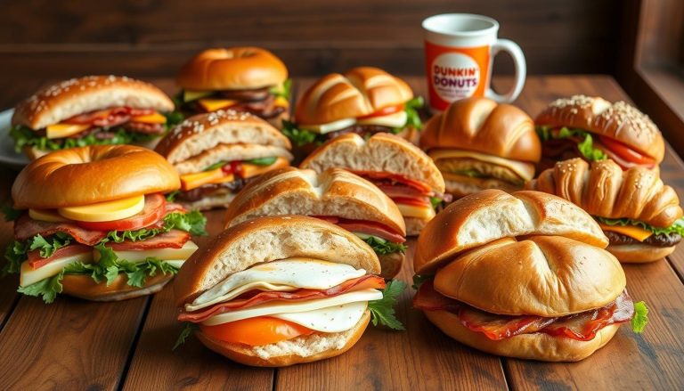 dunkin donuts sandwich menu