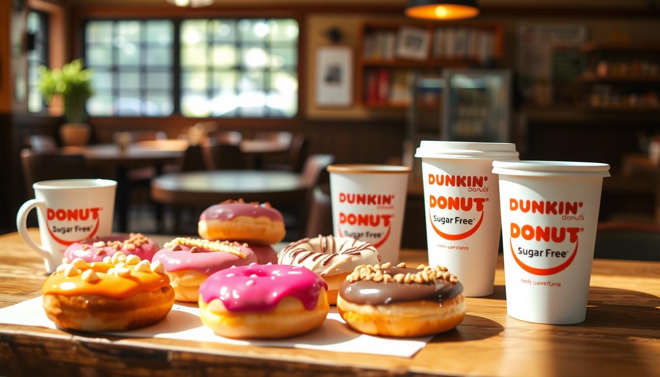 dunkin' donuts sugar-free menu