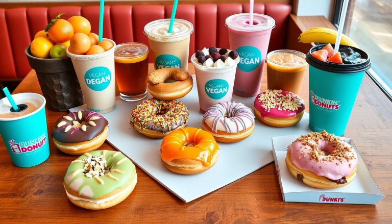 dunkin donuts vegan menu