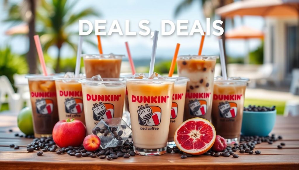 dunkin iced coffee deals