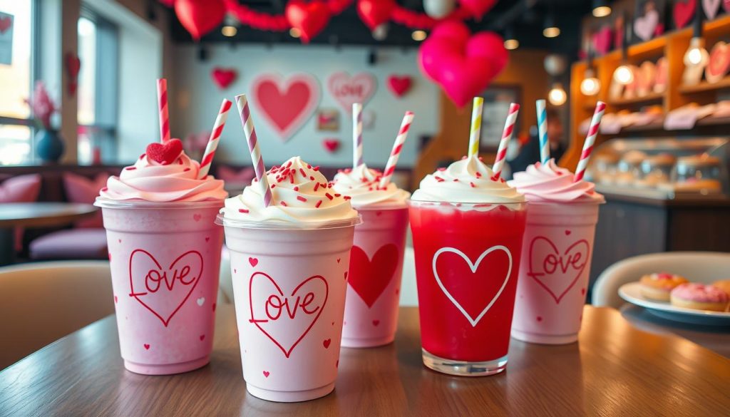 dunkin love-inspired beverages