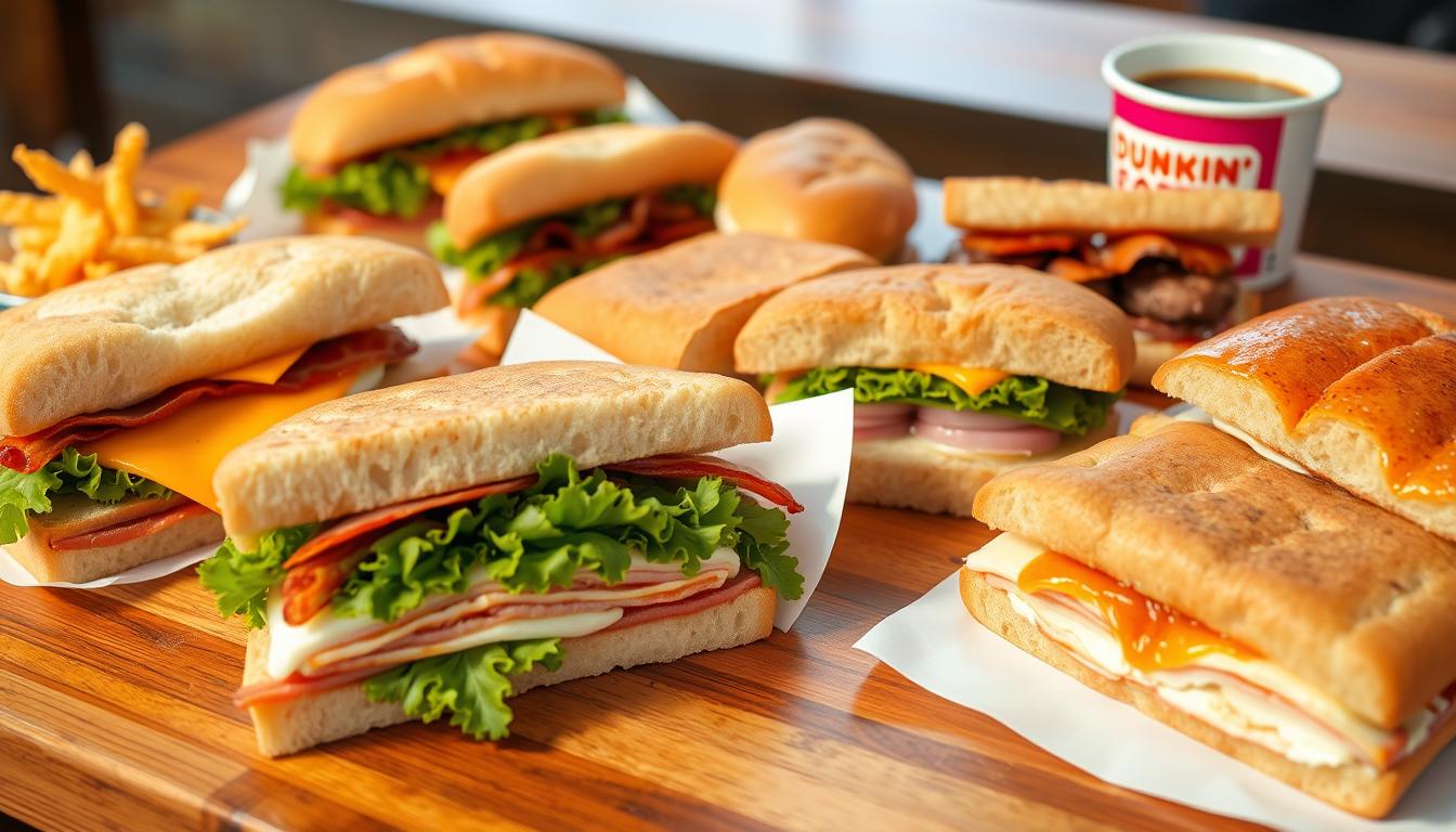 dunkin sandwich menu