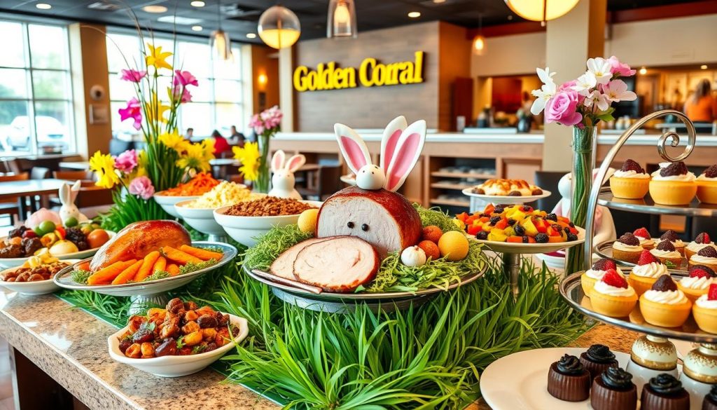 family-friendly restaurants golden corral easter menu