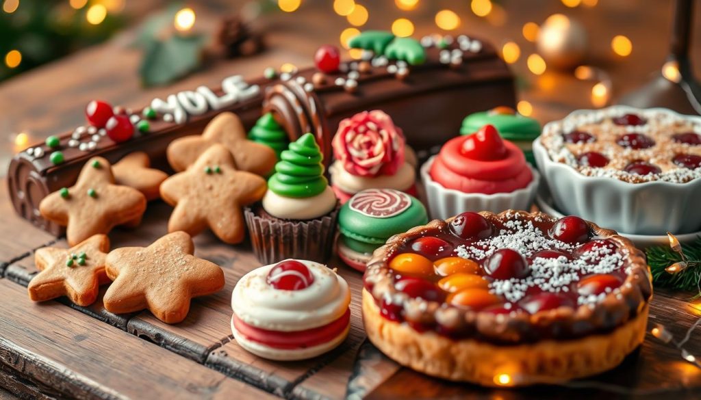 festive desserts