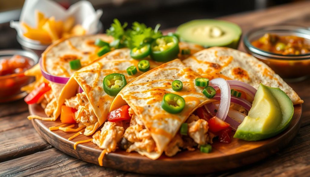 flavorful quesadilla ingredients at Applebee's