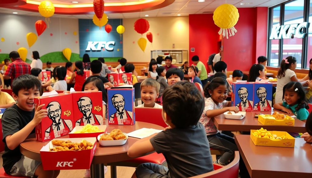 fun dining experience at KFC