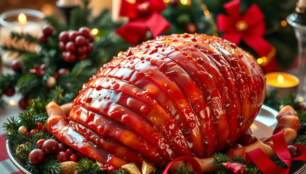 glazed ham