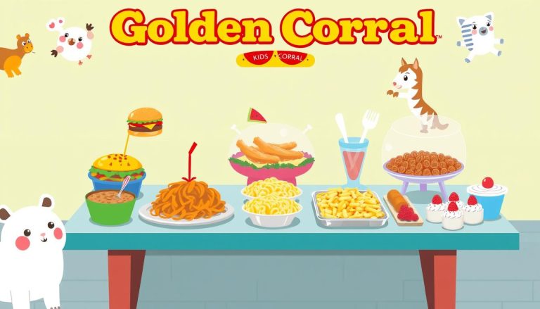 golden corral kids menu