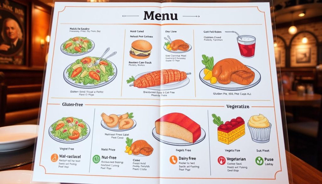 golden corral menu for allergies