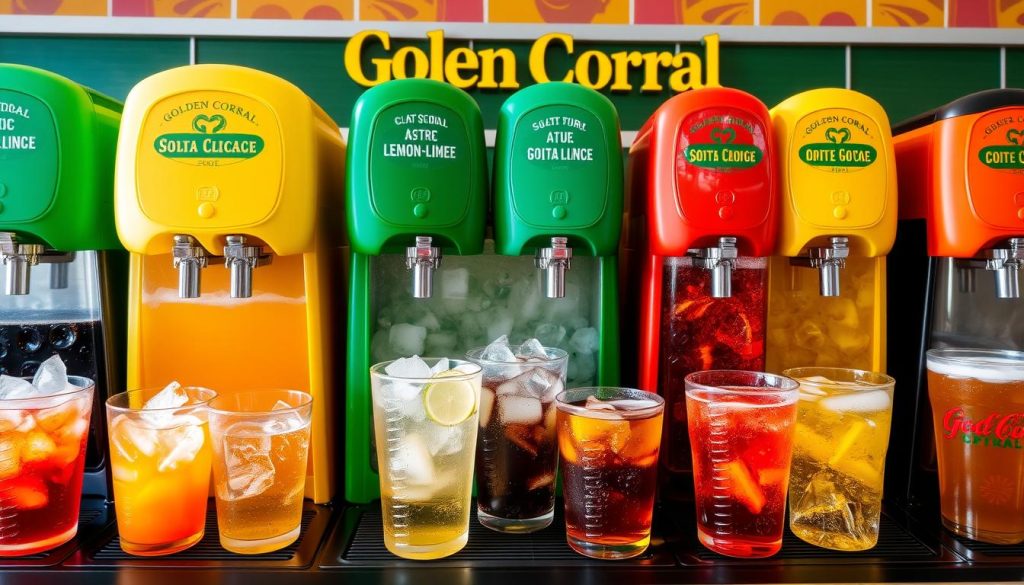 golden corral soda options