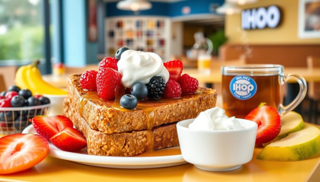 healthier french toast options at IHOP