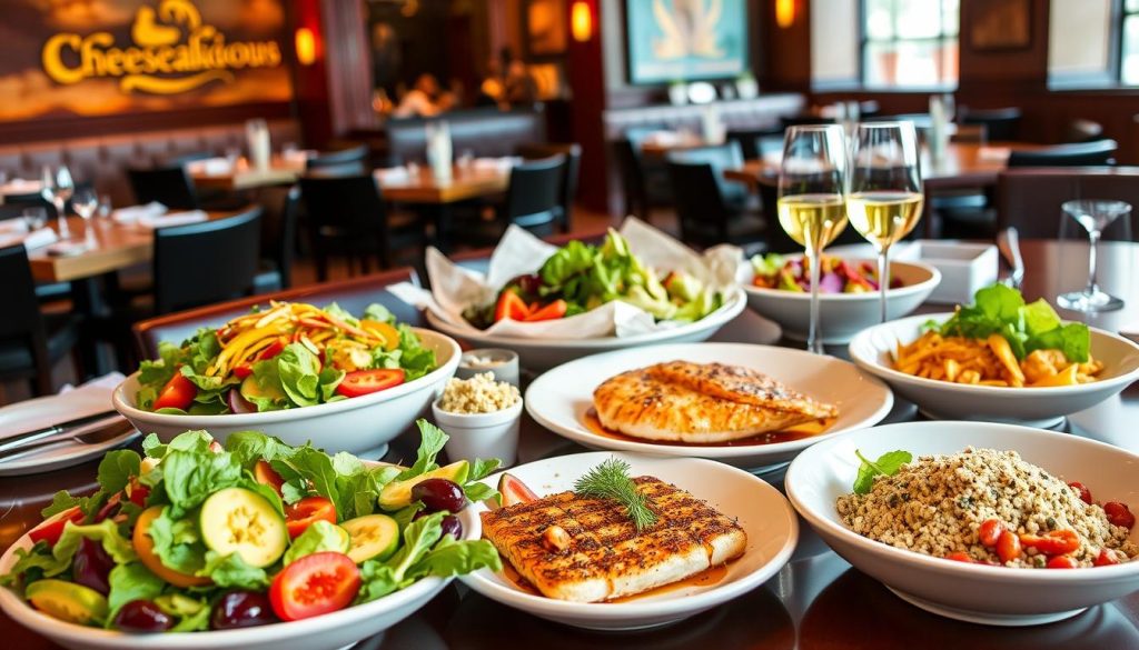 healthy eating tips at Cheesecake Factory