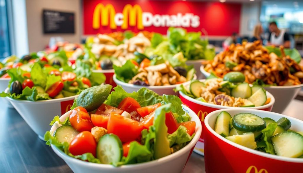 healthy salads at McDonald's