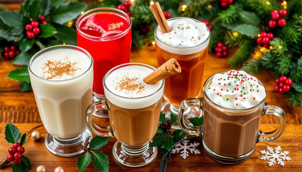 holiday beverage selection