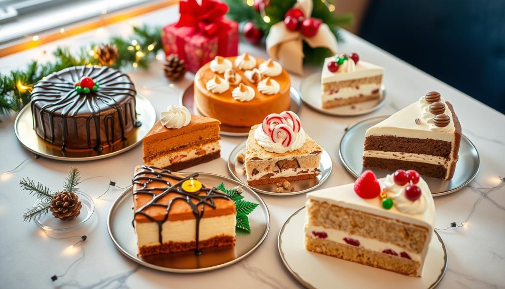 holiday dessert options at Cheesecake Factory