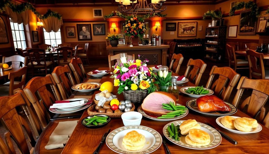 holiday dining at cracker barrel