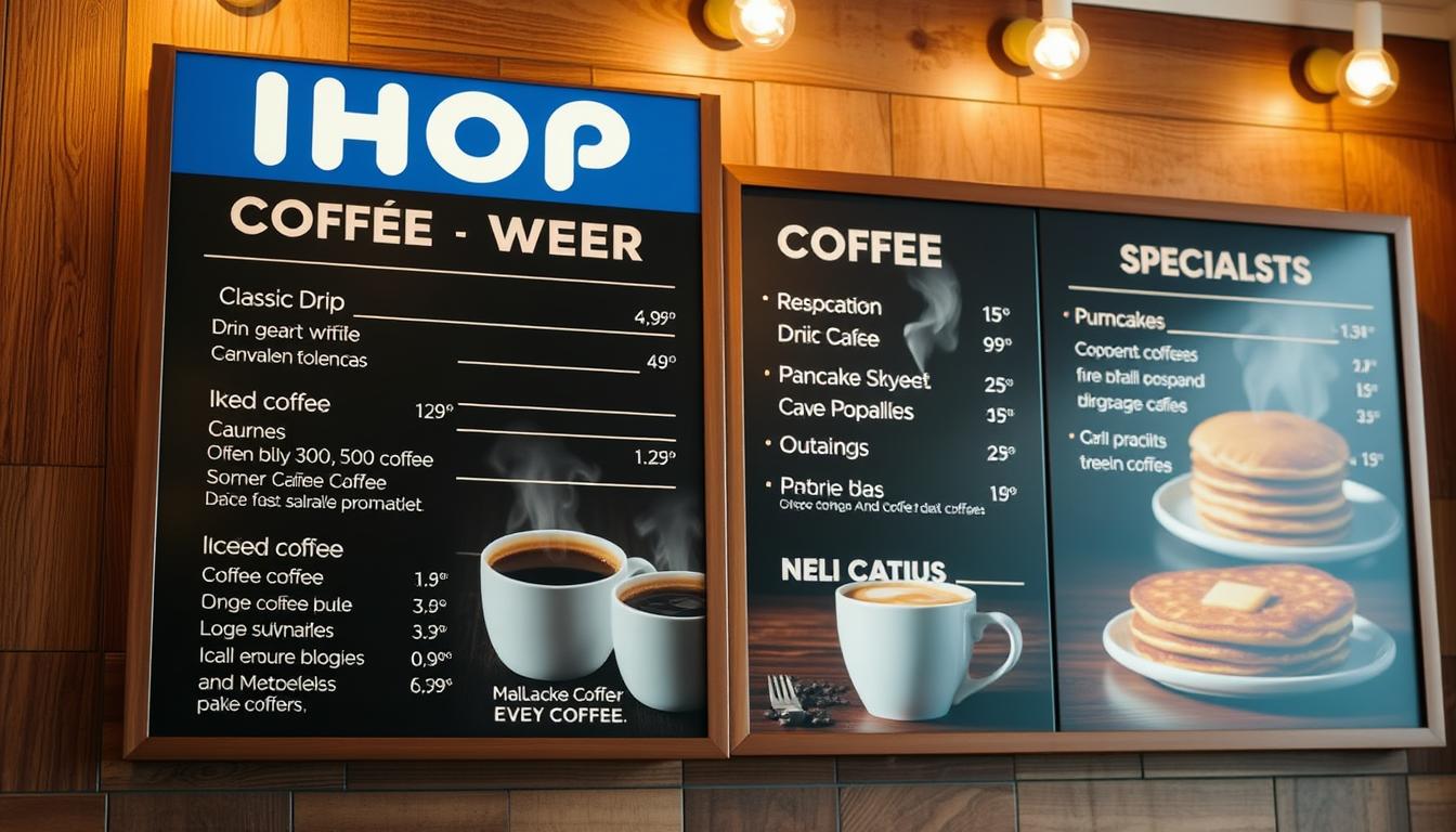 ihop coffee menu