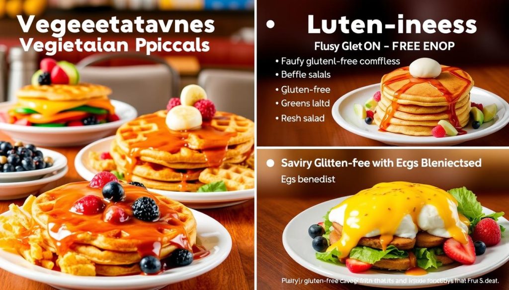 ihop vegetarian options and ihop gluten-free selections