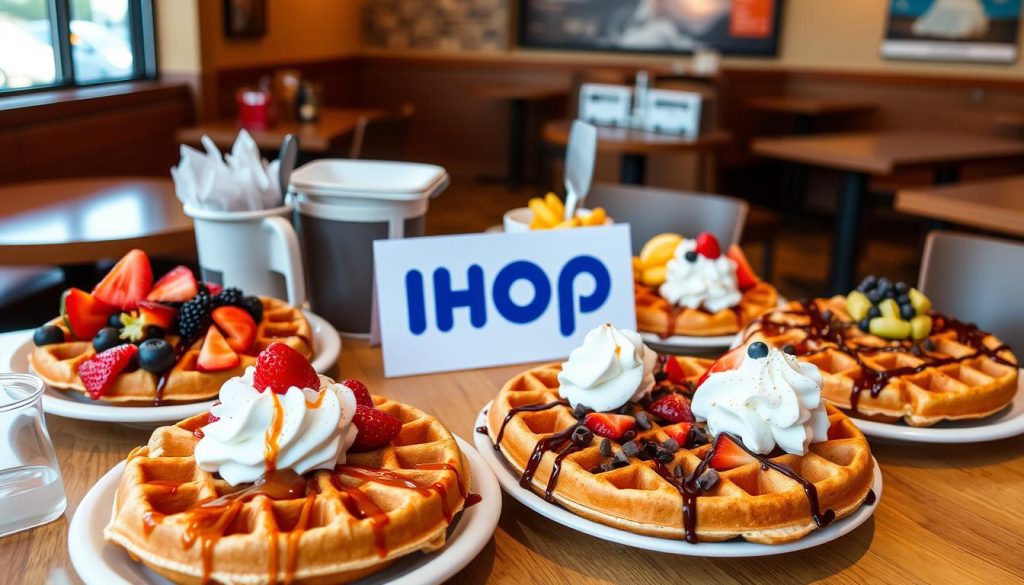 ihop waffle options