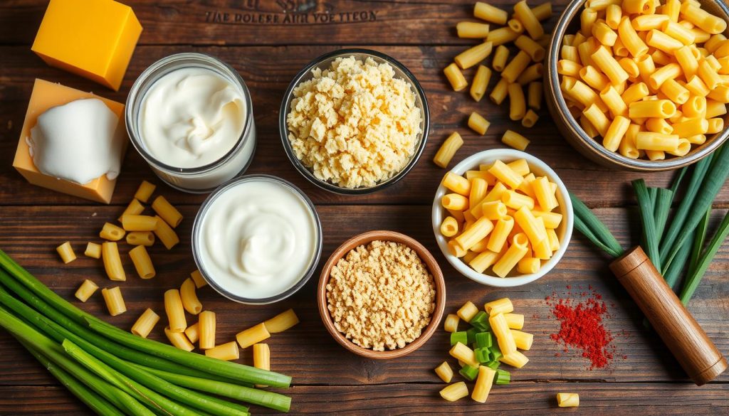 ingredients behind creamy and delicious mac and cheese