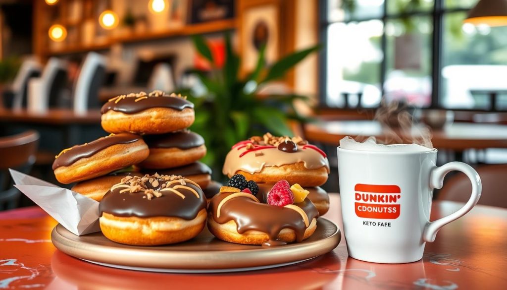 keto-friendly treats at Dunkin' Donuts