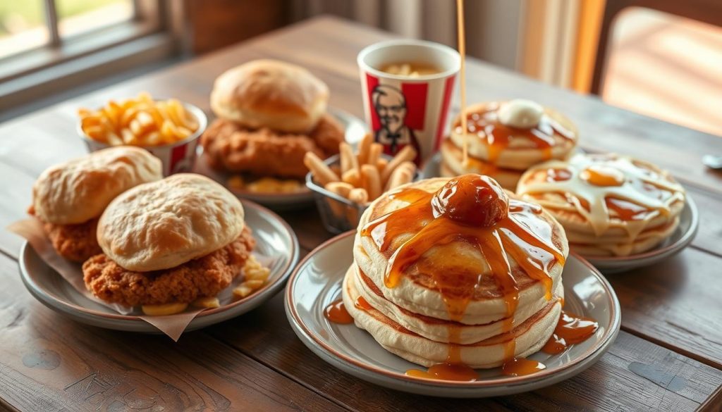 kfc breakfast items