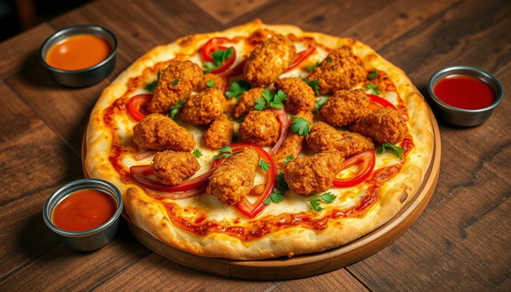 kfc chicken pizza