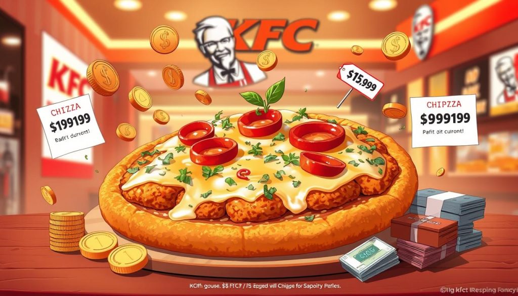 kfc chizza cost breakdown