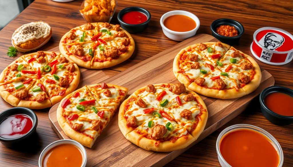 kfc chizza menu options