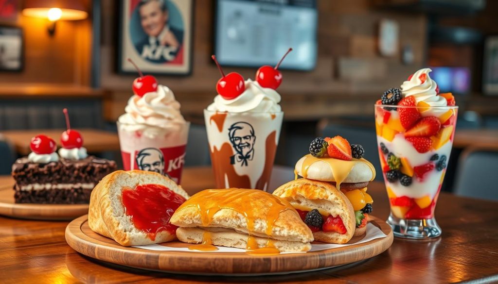 kfc dessert menu