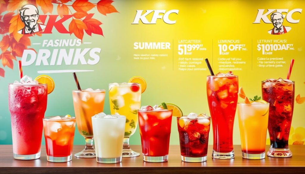 kfc drinks menu