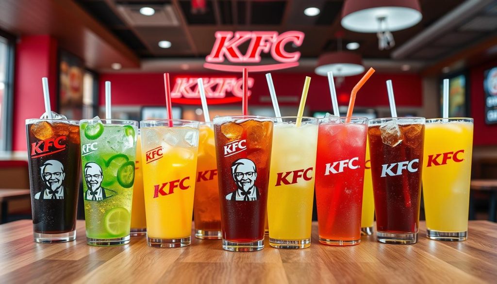 kfc drinks menu