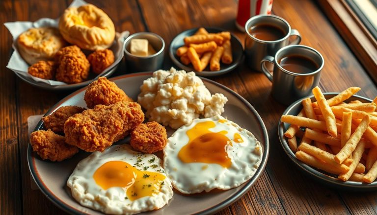 kfc menu breakfast