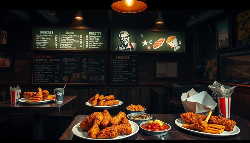 kfc underground menu