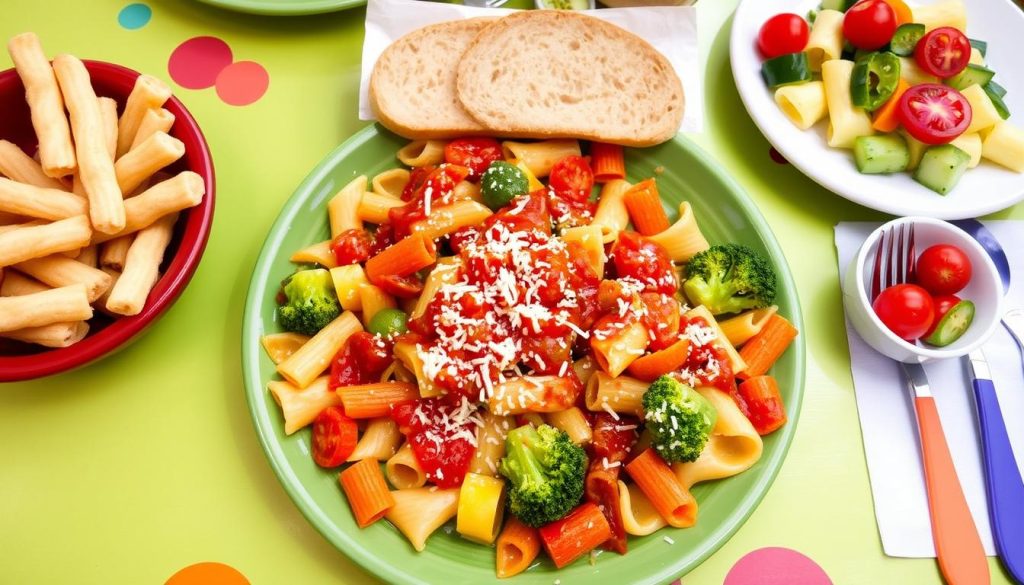 kid-friendly vegetarian options at olive garden