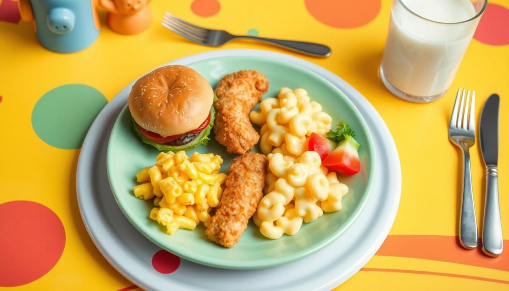 kids meal nutritional data