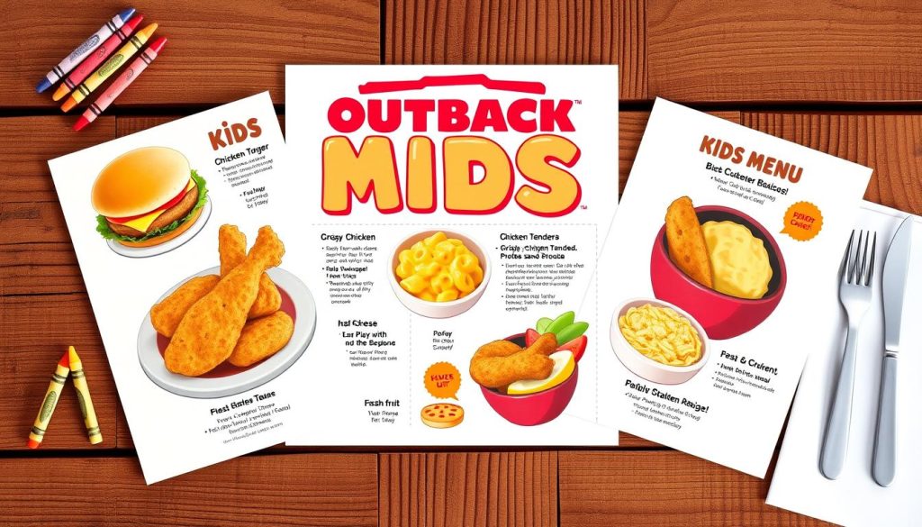 kids menu prices at Outback Steakhouse